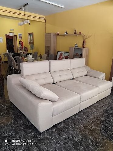 sofa blanco